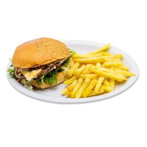 Hamburguesa con papas